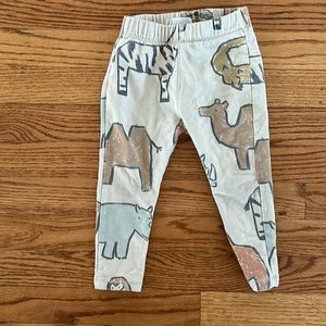 2-3T zara animal leggings
